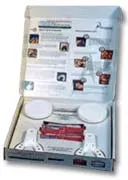 Professional teeth whitening kit box and components